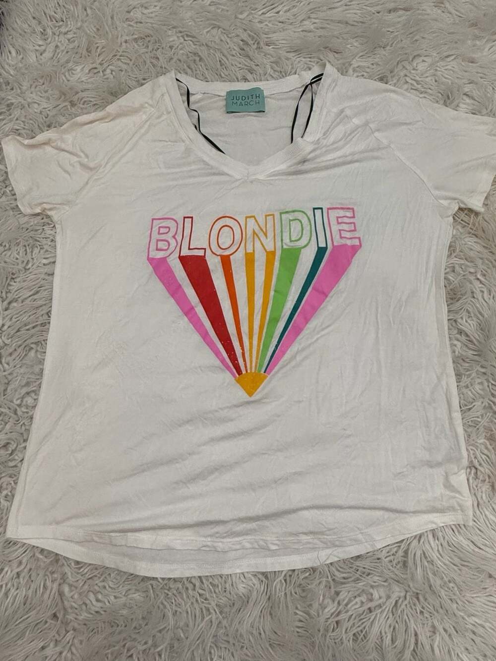 Judith March Blondie Small Gra T-Shirt